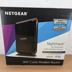 NETGEAR Nighthawk AC1900 WiFi DOCSIS 3.0 Cable Modem Router (C7000)